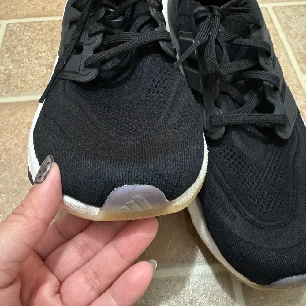 Adidas Ultraboost Light Running Sneakers Black White GY9351 Men's 11